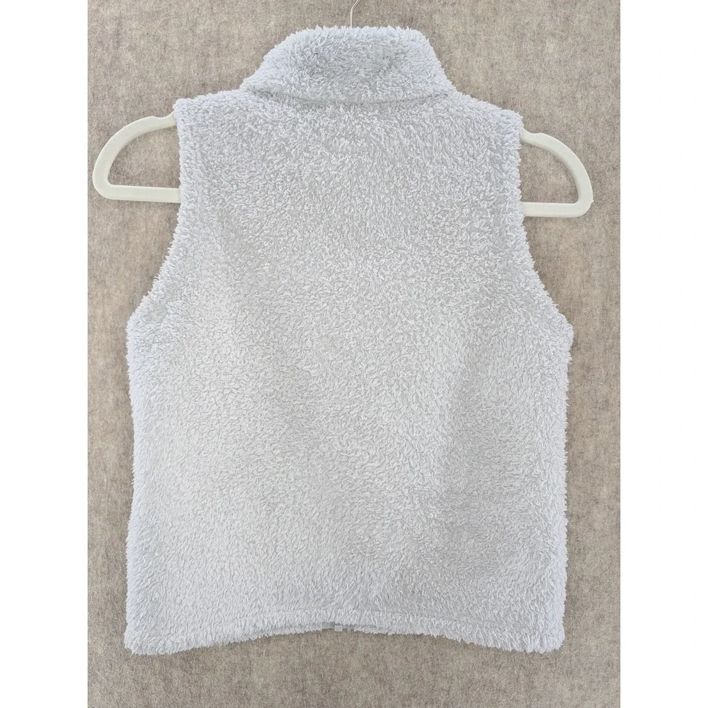 Patagonia Kids Fleece Girls' Los Gatos Vest Fleece Grey Size M 10 - Picture 2 of 7